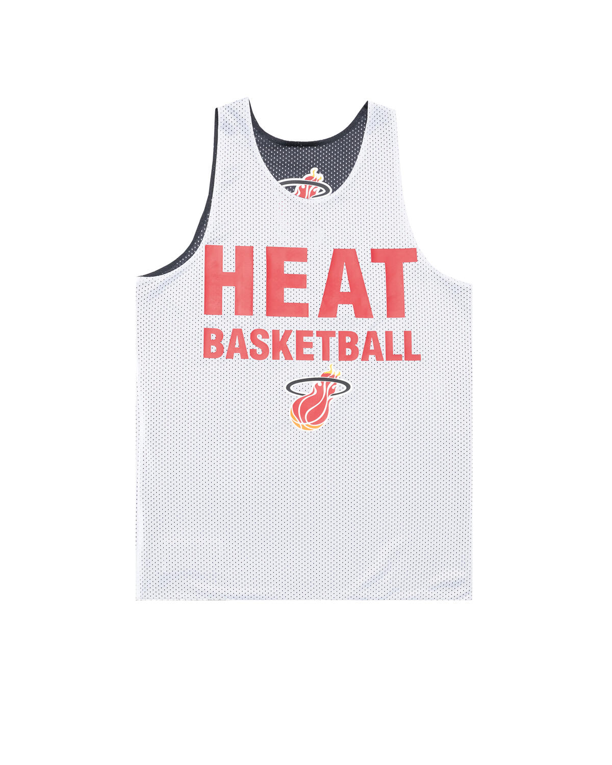 Mitchell & Ness M&N NBA REVERSIBLE MESH PRACTICE TANK VNTG LOGO 'MIAMI  HEAT' | TMTK6913-MHEYYPPPMTBK | AFEW STORE
